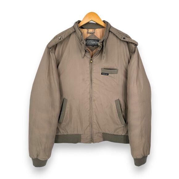 Members Only Other - VINTAGE 80's Members Only Men's 46L Iconic Cafe Racer Insulated Bomber Jacket